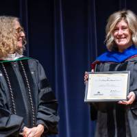 Provost Drake and Lindsay Stoetzel